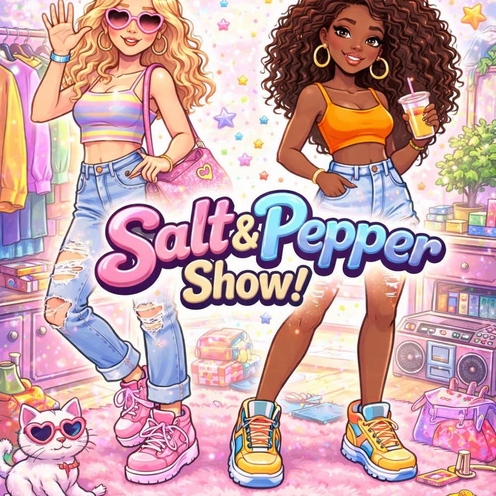 Colorful Graphic Tee with Salt & Pepper Show flyer